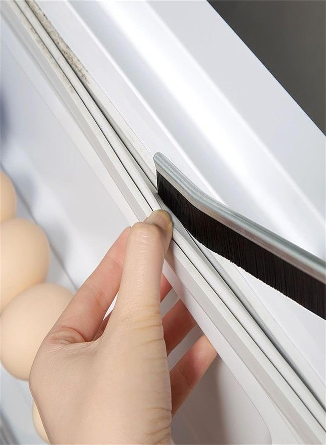 TEKCOOL فرشاة تنظيف الفجوات البلاستيكية من TEKCOOL، لتنظيف الزوايا الضيقة لبلاط الحمام والمطبخ، وفتحات النوافذ، متعددة الأغراض لتنظيف الأبواب والنوافذ العميقة (عبوة من 3 قطع) - Image 3